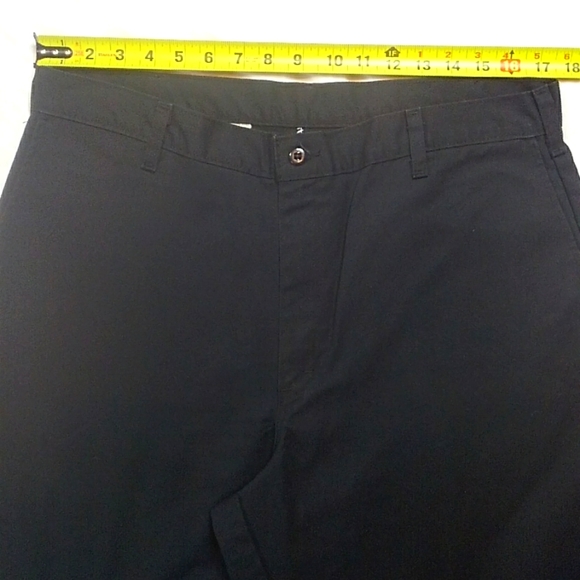 Black Genuine Dickies Hi-Rise Work Pants with Reinforced Knees 36X29 - Picture 2 of 9